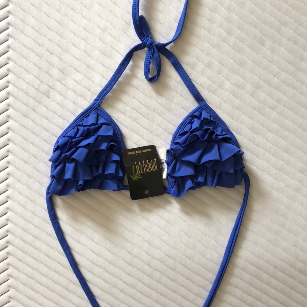 Ruffled Swim Top
